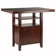 thumbnail image 5 of Winsome Wood Albany High Table with Cabinet, Walnut Finish, 5 of 8