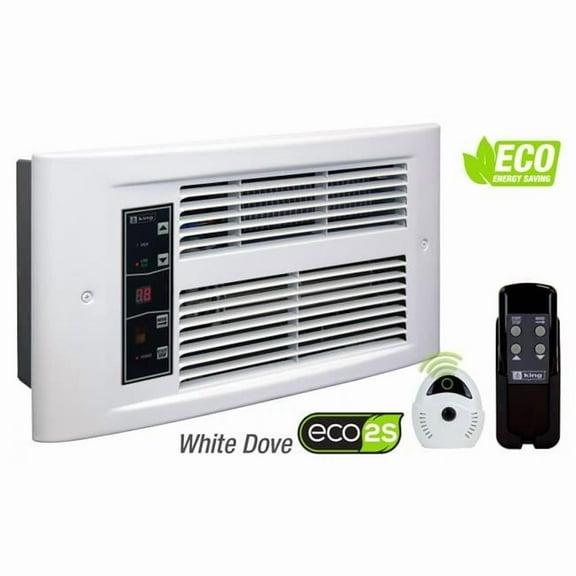 King Electric PX Eco2S 1750W / 240V Electric Wall Heater, White Dove