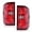 Red(Left+Right), variant on PIT66 LED Tail Lights Assembly, Fit for 2014-2019 Chevrolet Chevy Silverado/2015-2019 GMC Sierra Tail Lamp Brake Lamp W/ Wiring Harness Driver and Passenger Side Red Lens