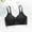 Black, variant on Seamless Thin Ice Silk Bras for Women Summer Comfort Wireless Bralettes Breathable Cool Lightly Plus Size Tshirt Bra