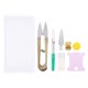thumbnail image 3 of Cuadros Decorativos Kit de agujas de bordado Hilos Tijeras Enhebrador Dedal Herramienta de costura de punto de cruz Ehuebsd  Nuevos Originales, 3 of 9