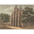 thumbnail image 3 of Samuel Ireland 24x19 Black Modern Framed Museum Art Print Titled - Southwest View of Middle Temple (1800), 3 of 5