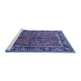 thumbnail image 2 of Ahgly Company Machine Washable Indoor Round Persian Blue Traditional Area Rugs, 8' Round, 2 of 4