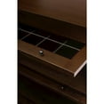 thumbnail image 3 of Mission Craftsman Style Oak Barrister Bookcase - 3 Stack - Walnut, 3 of 6