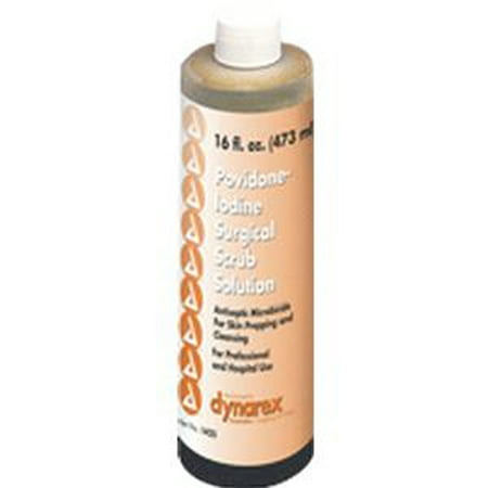 - Dynarex Povidone Iodine Scrub Solution 16oz. Bottle-1 Each