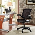 thumbnail image 5 of Computer Work Desk Chair, Black, Faux Vinyl Leather, Home Office Business, Modern Contemporary HB35882, 5 of 9