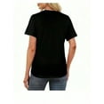 thumbnail image 2 of Camiseta médica para mujer con texto "Amo a la enfermera, vida de San Patricio", de manga corta, holgada, clásica, de algodón grueso, estampada, informal, de manga corta, para el tiempo libre., 2 of 6