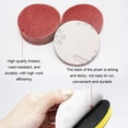 thumbnail image 2 of 10 Pcs Outils de Polissage et de Ponçage 100mm Papier de Verre Rond Rond pour Métal, 2 of 9