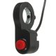thumbnail image 4 of Interruptor de montar de manillar de motocicleta de 7/8 pulgadas con accesorio de control de cuerno (negro), 4 of 6