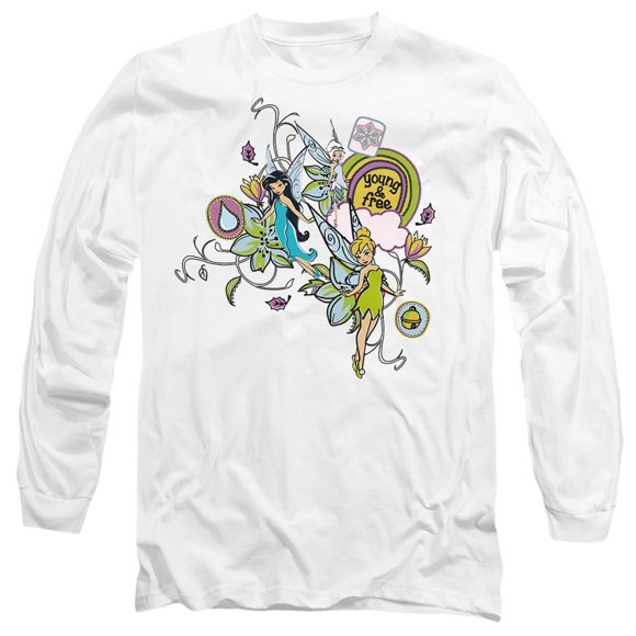 Disney Fairies T-Shirt Adulte Jeune et Gratuit Tinker Bell & Pervenche