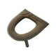 thumbnail image 2 of Adhesivo para la tapa de la tapa del asiento del váter de invierno | Anillo de asiento de inodoro de felpa suave de forro polar | Encaja en inodoros pequeños | Antideslizante, lavable, reutilizable, 2 of 6