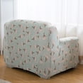 thumbnail image 5 of NewHome Sofa Cover Printed Stretch Sofa Furniture Cover Soft Sofa Slipcover Hyacinth 3S, 5 of 7