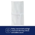 thumbnail image 5 of Kolcraft Waterproof Easy-Clean Contoured Diaper Changing Pad, White, 5 of 12