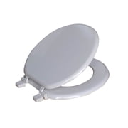 Mainstays Round Molded Wood Toilet Seat, White
