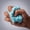Light Blue, variant on ZAHEZY Cute Cheese Toy Slow Rising Fidget Stress Relief Realistic Cheese Block 1.96 Inch 1 Pack