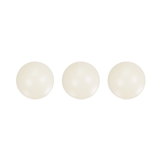 Unique Bargains 3 Pcs PA66 Boules en Plastique Solides en Nylon 6 mm G3 Boule de Roulement de Précision