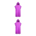 thumbnail image 3 of Poncho De Microfibra Toystoory Toallas De Baño Suaves y Absorbentes para el Cuerpo Surf Poncho Morado 1 púrpura 1 2Conjunto, 3 of 6