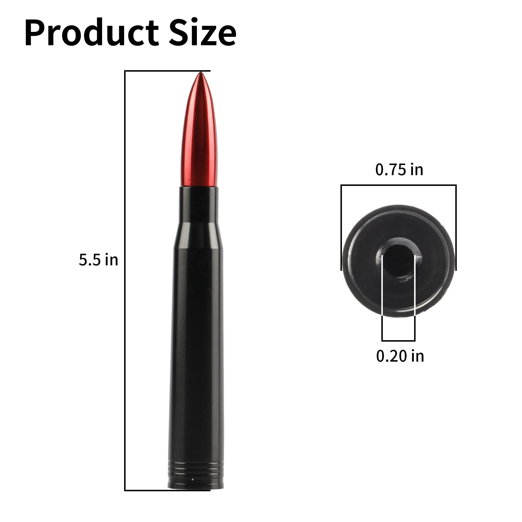 Universal Car Antenna Bullet Antenna Truck Antenna Compatible with Ford