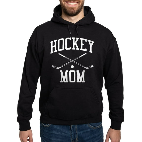 CafePress - Hockey Mom Hoodie (Dark) - Pullover Hoodie, Classic, Comfortable Hooded Sweatshirt