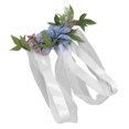 thumbnail image 4 of Decoraciones De Pasillo De Boda JAAS Flores Artificiales Reutilizables Azul Lago, 4 of 5