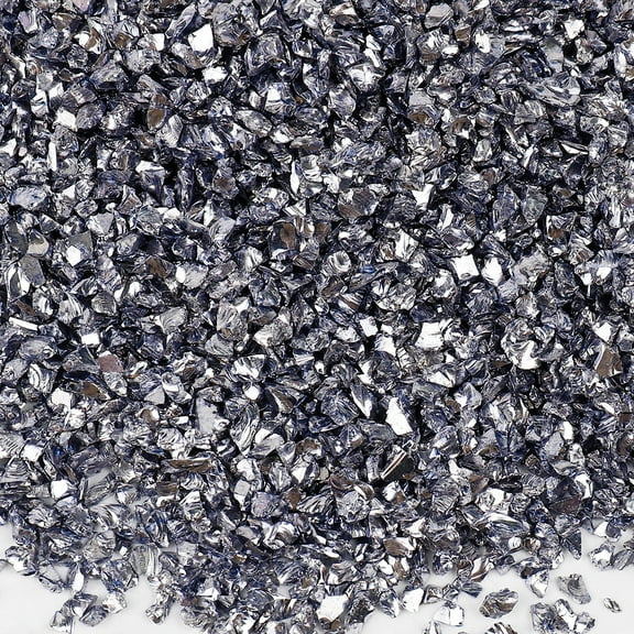 XmhyTop-A 100g Decorative Glass Stones - Crushed Glass for Crafts, Resin Art Glitter, Vase Filler Glass Stones, Irregular Broken Glass, Epoxy Resin Mix-Ins, Decorative Glass Chips,S09