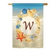 thumbnail image 5 of Breeze Decor 30176 Summer T Monogram 2-Sided Vertical Impression House Flag - 28 x 40 in., 5 of 7