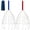 Red & Blue, variant on Head Massager Scalp Massager 20 Fingers Head Scratcher for Scalp Body Relaxing (Silvery)