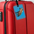 thumbnail image 5 of Hyena African Animal Faux Leather Travel Luggage Tag, 5 of 7