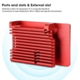 thumbnail image 3 of Boîtier de protection pour Raspberry Pi 4 b, boîtier en alliage d'aluminium CNC, boîtier rouge, 3 of 4