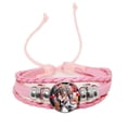 thumbnail image 3 of Genshin Impact Cosplay Prop Snap Button Bracelet, joyería de Anime hecha a mano, brazalete Punk negro multicapa, regalo para mujeres y hombres, 3 of 5