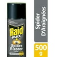 thumbnail image 1 of Raid Max Spider Blaster Insect Killer Spray, Kills Bugs on Contact, For Indoor and Outdoor Use, 500g, 1 of 9