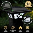 thumbnail image 6 of Kingston Solar Post Cap - Fits 2"x2", 2.5"x2.5", and 3"x3" Posts - Black Aluminum, 6 of 10