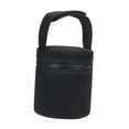 thumbnail image 2 of Bolsa para guardar botellas, portabotellas compacto, soporte para hervidor, calentador y bolsa térmica para gimnasio, senderismo, viajes y caminatas. Negro, 2 of 8
