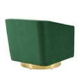 thumbnail image 5 of Modway Twist Accent Lounge Performance Velvet Swivel Chair in Gold Emerald, 5 of 8