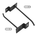 thumbnail image 4 of 20 Pcs Black Slatwall Hooks, Hanger Slat Board Hooks Slatwall Panel for Retail Display, 4 Inch Heavy Duty Coat Rack Slat Wall Panel, 4 of 7