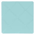 thumbnail image 1 of Tablón De Anuncios Fotográfico De Memoria/Memo De Tela Azul Turquesa De Sweet Jojo Designs, 1 of 5
