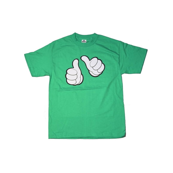 Thumbs Up Graphic T-shirt Green, 2XL