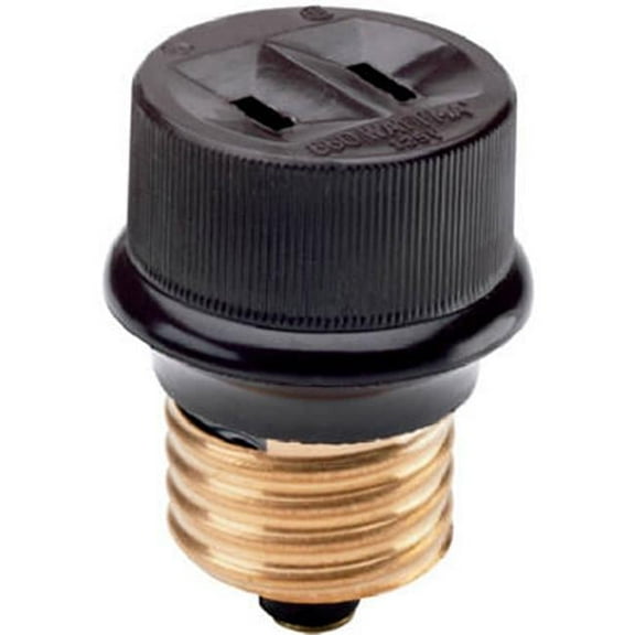 808CC10 660W 125V Lampholder Adapter, Brown