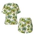 thumbnail image 5 of Xecao Green Hawaii Palms print Swimsuit for women, Summer-ready, sporty style.Quick-dry fabric. Many sizes & colors., 5 of 9