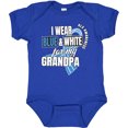 thumbnail image 3 of Inktastic I Wear Blue and White For My Grandpa ALS Awareness Boys or Girls Baby Bodysuit, 3 of 5