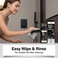 thumbnail image 4 of Black Sink and Tap Cleaner Spray with Microfiber Cloth,Hard Water Stain Limescale and Soap Scum Remover for Kitchen and Bathroom,4 fl oz, 4 of 5
