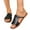 Black, variant on AKAFMK Women's Sandals and SlidesFashion Women Solid Casual Beach Summer Slippers Plus Size Flats Shoes