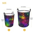 thumbnail image 3 of Fotbe Bright Universe Cesto de Ropa con Asas, Cesto Impermeable de Gran Capacidad, Bolsa de Lavado para Dormitorio, Cesto de Ropa con Ruedas y Asas-Medium, 3 of 6