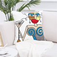 thumbnail image 5 of Set of 4 Picasso pillowcases 45x45cm embroidered cotton linen, 5 of 5