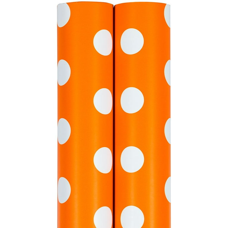 White Polka Dots Over Yello Orange Grunge - Skin Decal Vinyl Wrap