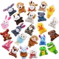 thumbnail image 2 of Paquete de 24 Mini Juguetes de Peluche de Animales, pequeños Animales de Peluche para cumpleaños, Rellenos de Cesta de Pascua, Navidad, Premio de Aula, Regalo de San Valentín para niños (24 Piezas), 2 of 3