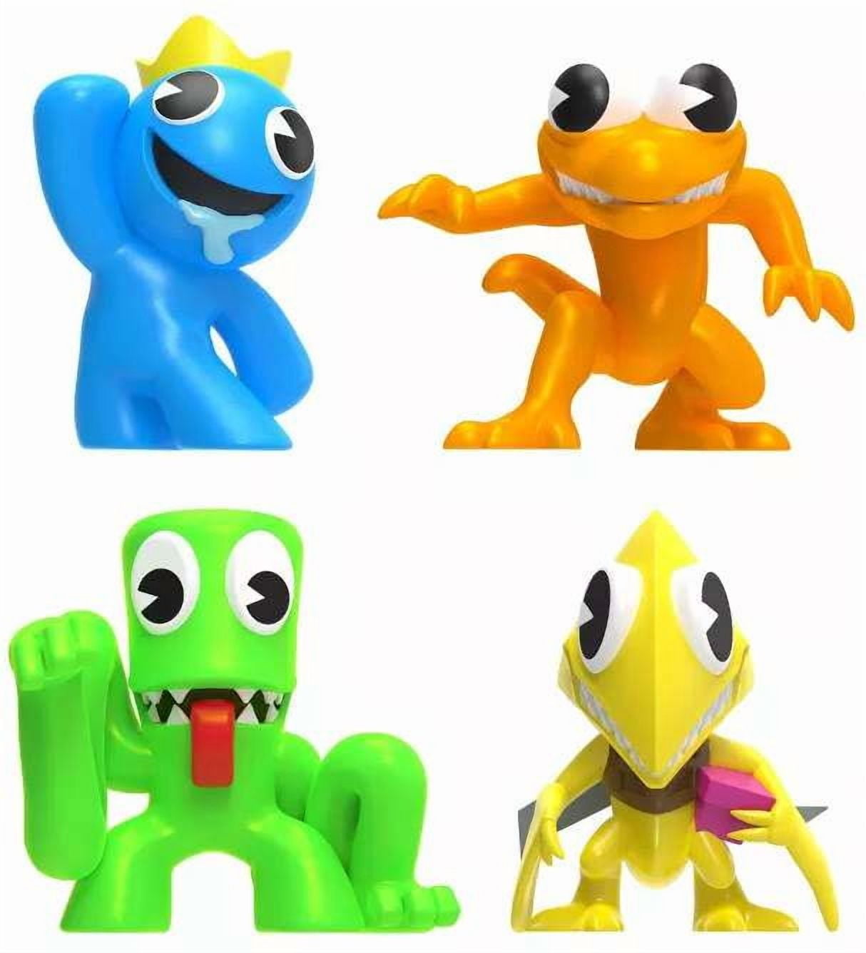 PhatMojo Rainbow Friends Series 2 Neon Minifigure 4-Pack with Blue