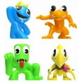 thumbnail image 2 of Rainbow Friends Series 2 Orange, Blue, Green & Yellow Figure 4-Pack (Neon Finishes!), 2 of 2
