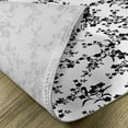 thumbnail image 5 of Ambesonne Floral Place Mats Set of 4, Baroque Blooms Vintage, Standard Size, Black and White, 5 of 6