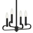 thumbnail image 4 of Designers Fountain Summit 4 Light Matte Black Chandelier, D269C-4CH-MB, 4 of 4